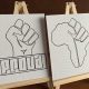 Black History Pre-Drawn 8"x10" Canvas Paint at Home Kit