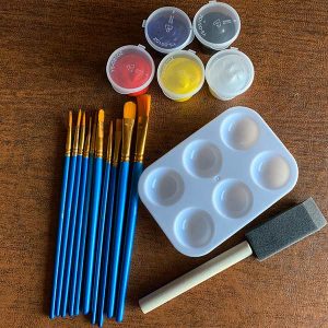 Pre-Drawn Canvas Paint Kit
