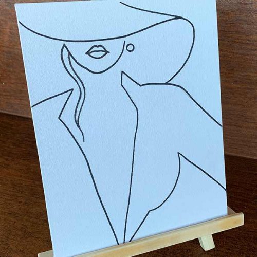 Issa Whole Vibe Pre-Drawn Canvas